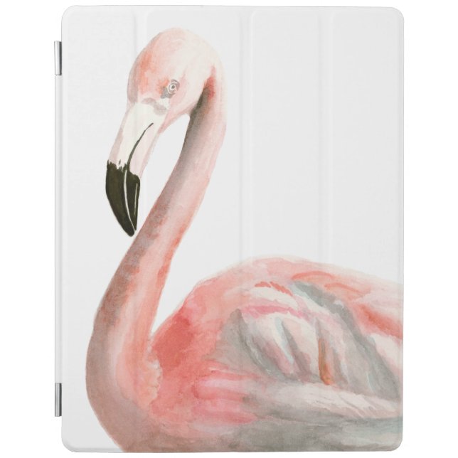 Tropical Flamingo Bird iPad Smart Cover (Front)