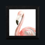 Tropical Flamingo Bird Jewelry Box<br><div class="desc">Tropical Flamingo Bird. Artist: Naomi McCavitt. Image ID: 145974Z.</div>