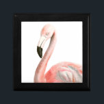 Tropical Flamingo Bird Jewelry Box<br><div class="desc">Tropical Flamingo Bird. Artist: Naomi McCavitt. Image ID: 145974Z.</div>