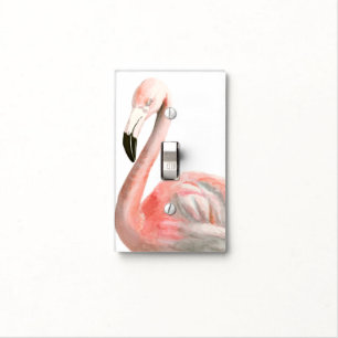 Tropical Flamingo Bird Light Switch Cover
