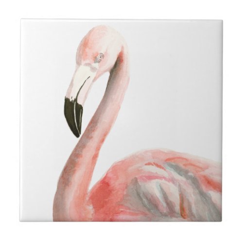 Tropical Flamingo Bird Tile