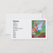 Tropical Flamingo Business Card (Front/Back)