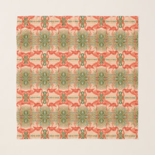 Tropical Flamingo Chiffon Scarf