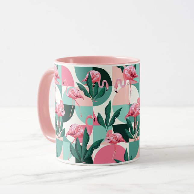 Tropical Flamingo Mug (Front Left)