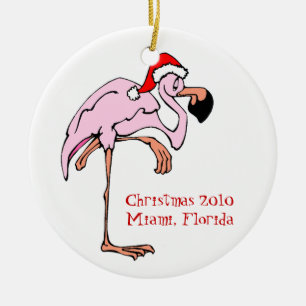 Tropical Flamingo ornament
