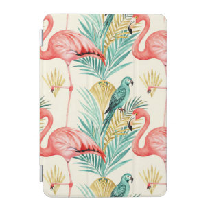Tropical Flamingo Parrot Jungle iPad Mini Cover