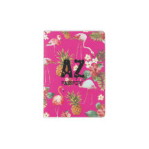 Tropical Flamingo Passport Holder