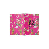 Tropical Flamingo Passport Holder (Opened)