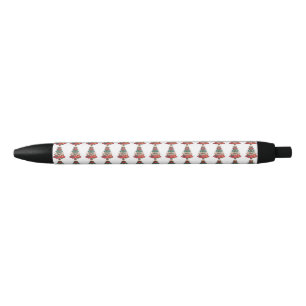 Tropical Flamingo Santa Christmas Pattern Pen