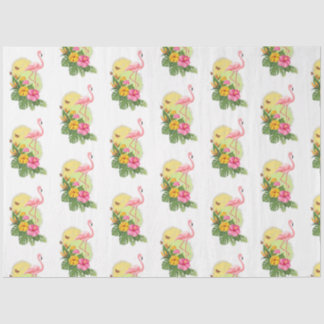 Tropical Flamingo Series Design 11 Tissue Paper