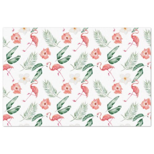  Tropical Flamingo Series Design 17 Tissue Paper
