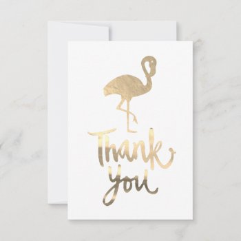 Tropical Flamingo Thank You by paesaggi at Zazzle