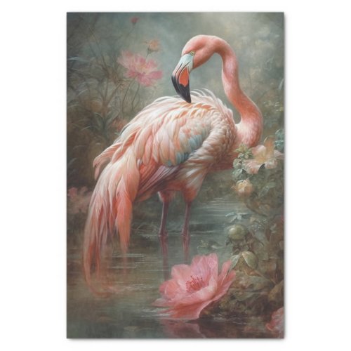 Tropical Flamingo  Tissue Paper