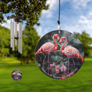 Tropical Flamingo Wind Chime