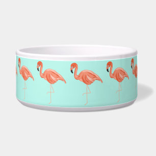 Tropical Flamingos Bowl