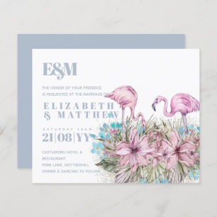 Tropical Flamingos Wedding