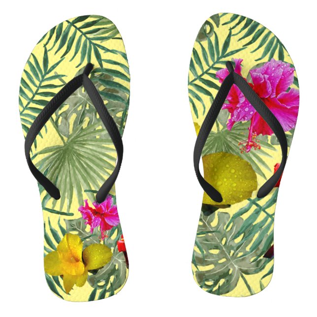 Tropical Flip flops (Footbed)