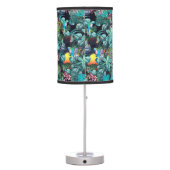 Tropical Flora Paradise at Sunset Table Lamp (Back)