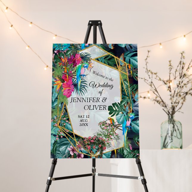 Tropical Flora Paradise Foam Board (In Situ (Stand))