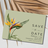 Tropical Floral Beach Destination Wedding