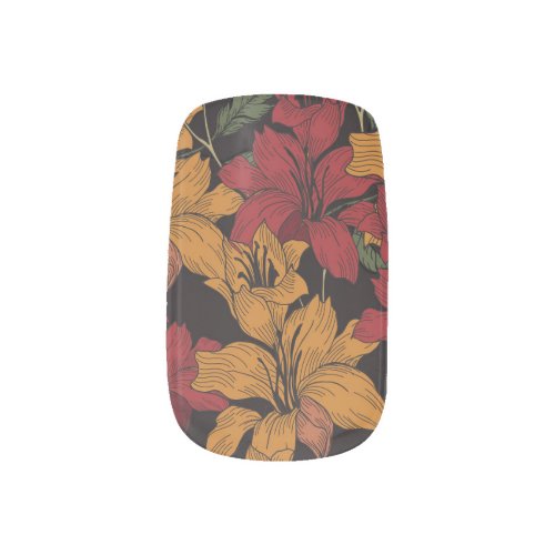 Tropical Floral Beautiful Seamless Pattern Minx Nail Art