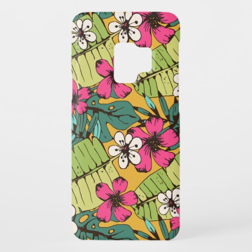 Tropical Floral Botanical Summer Wallpaper Case_Mate Samsung Galaxy S9 Case