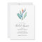 Tropical Floral Bridal Shower Invitations