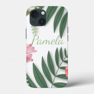Tropical Floral iPhone 13 Mini Case