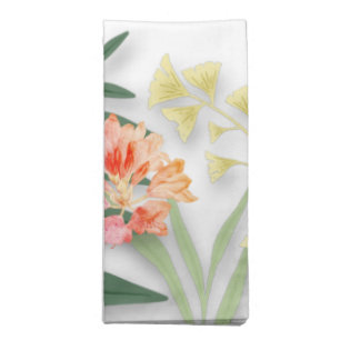 Tropical Floral  Cloth Napkin