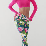 Tropical Floral Colorful Girly Watercolor Pattern Capri Leggings<br><div class="desc">This modern design features a beautiful colorful watercolor tropical floral pattern. Perfect for the beach,  around the pool,  on vacation or as a gift #leggings #clothing #apparel #gifts #fitness #sports #fitnessapparel #fitnessclothing #fashion #fashionable #style #stylish #trendy #trending #floral #tropical #caprileggings</div>