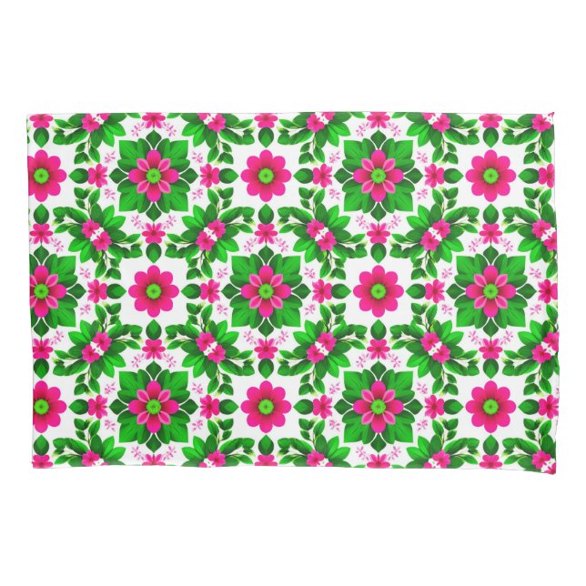 🌸 Tropical Floral Cozy Home Style 🌸 Pillow Case (Front)
