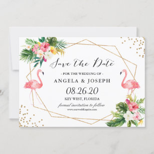 Hawaiian Save The Date Cards Zazzle Hawaiian Save The Date Cards Zazzle