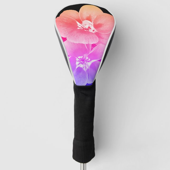 Tropical Floral Golf Head Cover (Front)