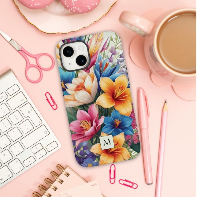 Tropical Floral hibiscus  Case-Mate iPhone Case (Creator Uploaded)