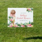 Tropical Floral Ice Cream Welcome Bridal shower
