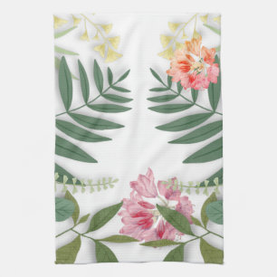 Tropical Floral  Kitchen Towel
