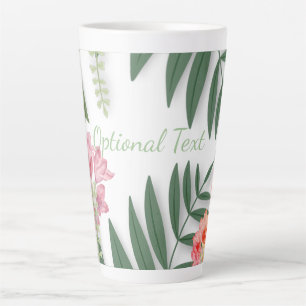 Tropical Floral Latte Mug