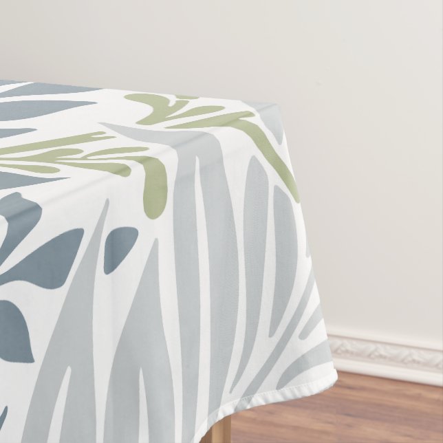 Tropical Floral leaf pattern design Tablecloth (In Situ)