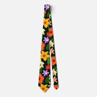Tropical Floral Neck Tie