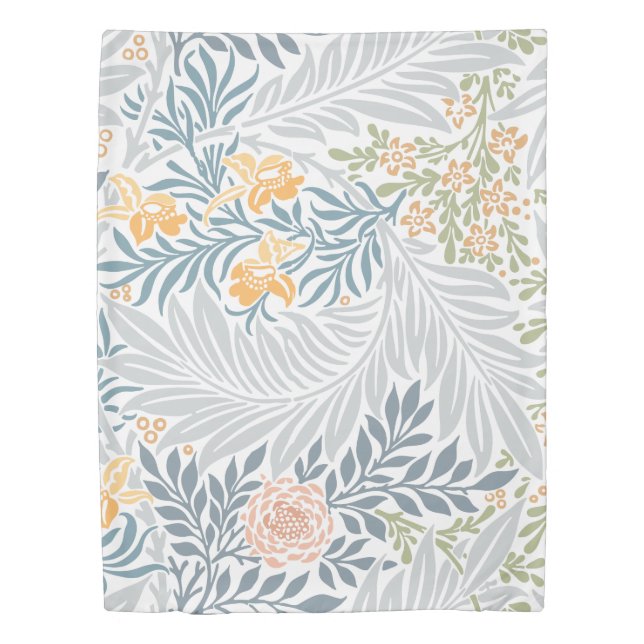 Tropical Floral pattern leaf design Duvet Cover (Front)
