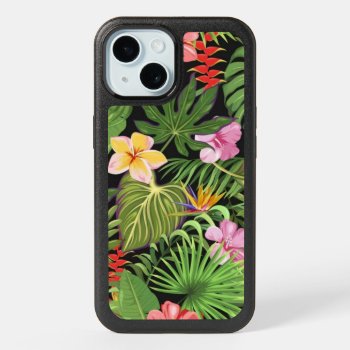 Tropical Floral Pattern Iphone 15 Case by Virginia5050 at Zazzle