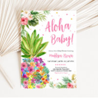Tropical Floral Pineapple Baby Shower