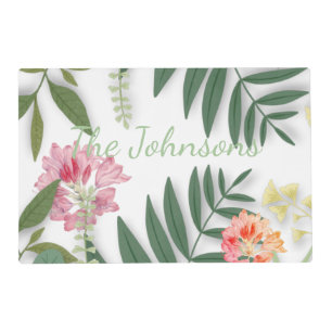 Tropical Floral  Placemat