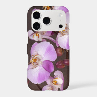 Tropical Floral Purple and White Orchids Photo iPhone 17 Pro Case