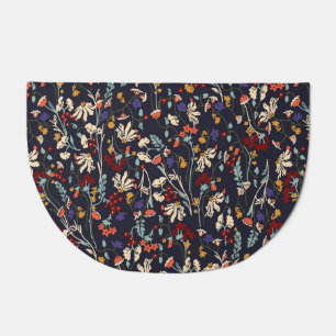 Tropical Floral: Random Botanical Vintage. Doormat