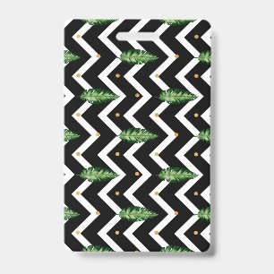 Tropical Floral Vines Badge