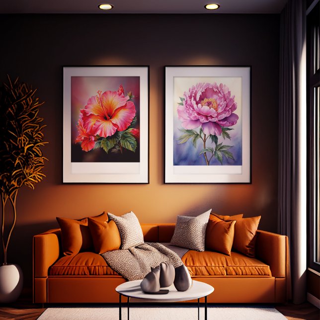 Tropical Floral Wall Art Set (Creator Uploaded)