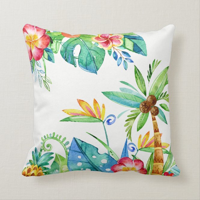 How to Choose a Pillow as a Gift idea with tropical style