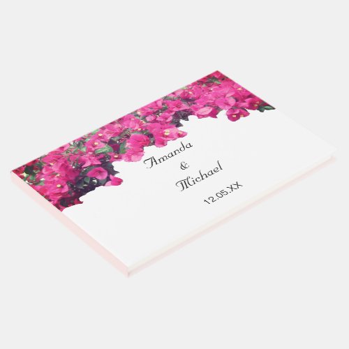Tropical Floral Wedding Guest Book