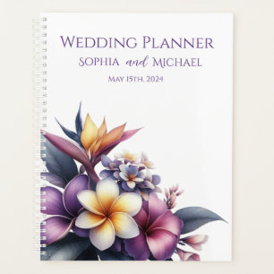 Tropical Floral-Wedding-Planner Planner